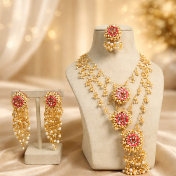 Brdial Beaded Full Jewellery Set