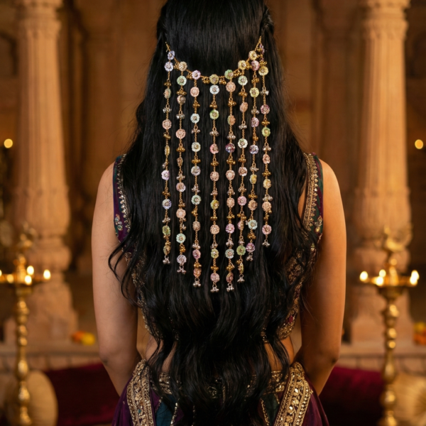 Bridal Sequence Hair Chain Accessory