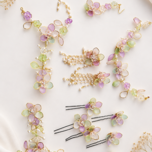 Pastel Multicolor Acrylic Floral Set
