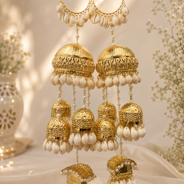 Shell Pearl Golden Bridal Kalire