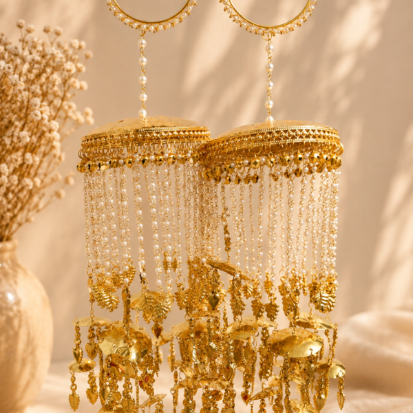 Leaf Pearl Canopy Bridal Kalire