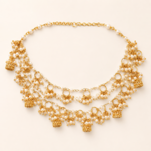 Royal Pearl Jhumki Kamarband