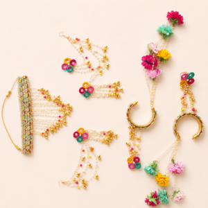 Multicolor Floral Carnival Jewellery Set