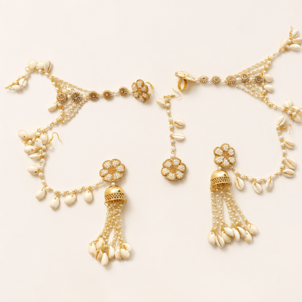 Ivory Shell Pearl Jewellery Set