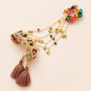 Multicolor Floral Tassel Kalire