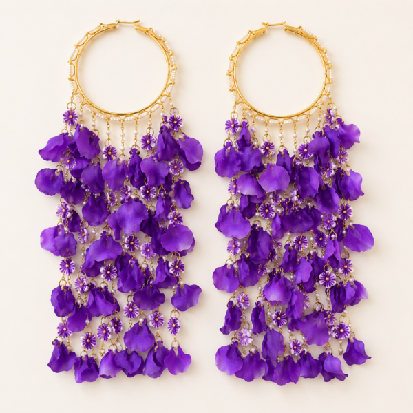 Royal Purple Floral Kalire