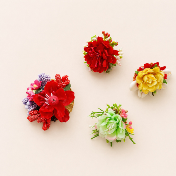 Multicolor Floral Mangalgeet Set