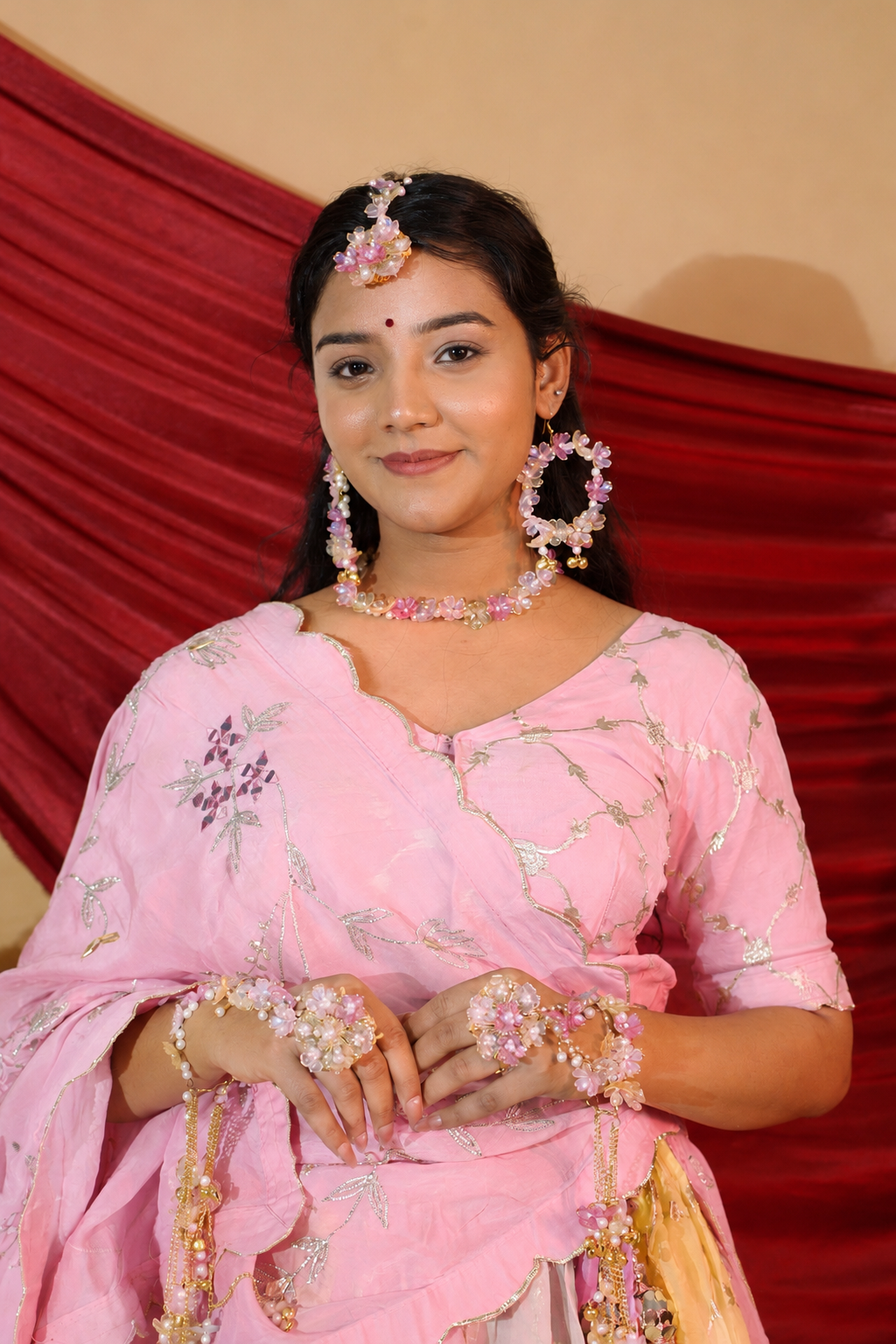 Pastel Bloom Floral Jewellery Set - Image 3