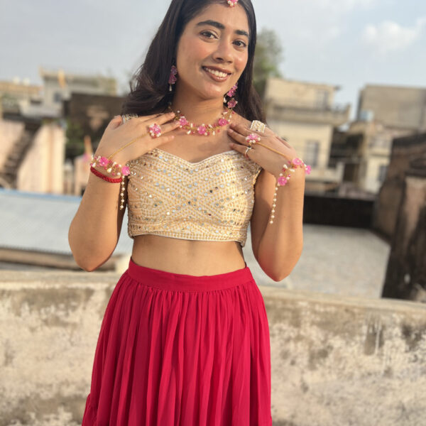 Blush Bloom Floral Jewellery Set