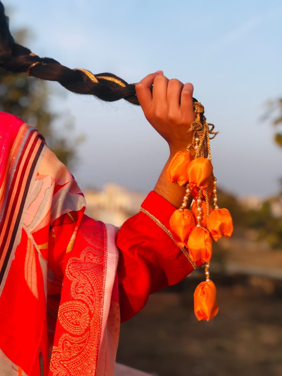 Traditional Punjabi Paranda for Women