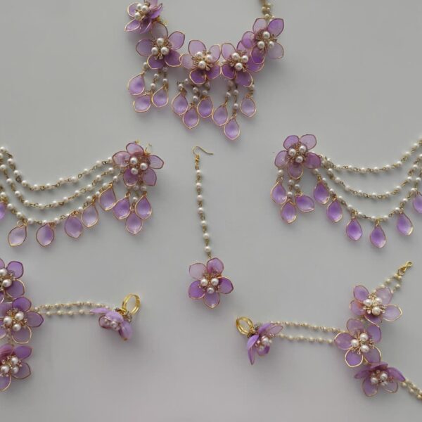 lavender acrylic jewellery