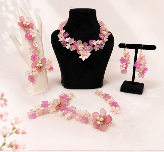 Cherry Blossom Luxe Jewelry Set